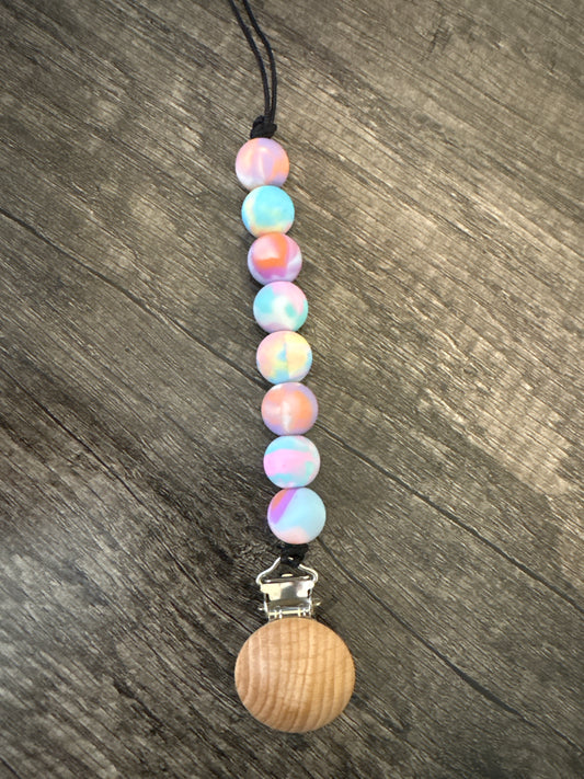 Multi color paci clip